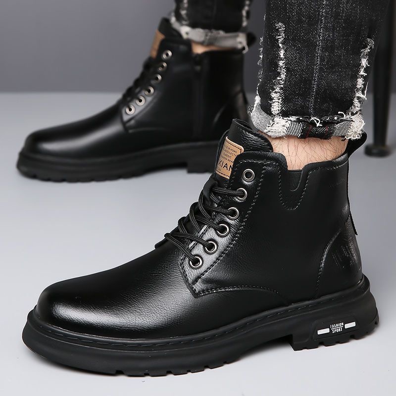 British Martin Boots Thick Bottom Outdoor Hiking Workwear Men foto 3