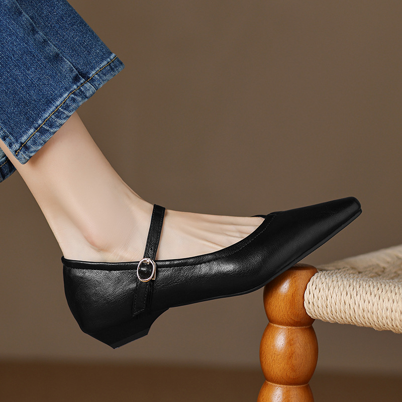Womens Casual Low-heeled All-match Shoes foto 5
