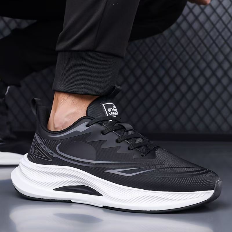 Casual Soft Sole Athletic Shoes Shock Absorbing Lightweight Sports Sneakers For Men And Women foto 2