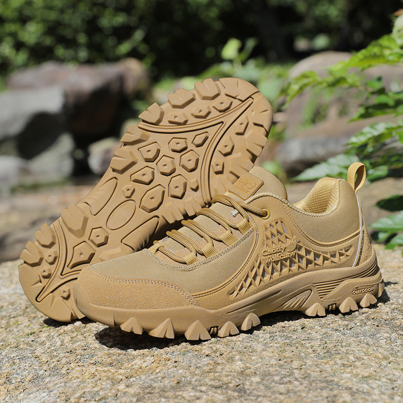 Casual Fashion Outdoor Mountaineering Non-slip Platform Hiking Men's Shoes foto 5