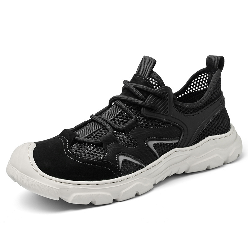 Men's Summer Breathable Hollow Thin Mesh Shoes foto 4