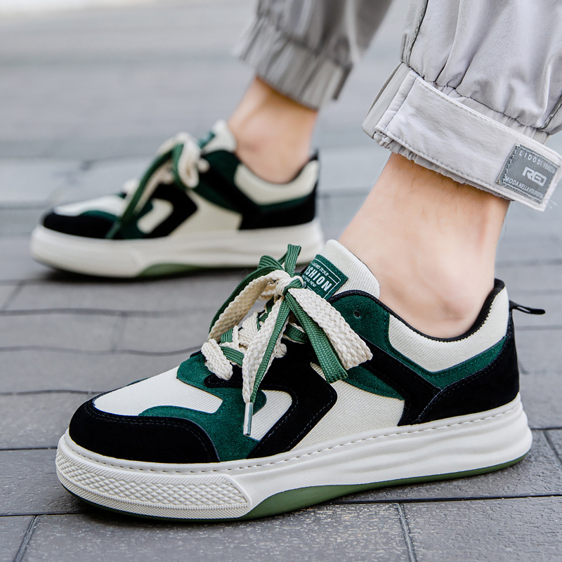 Spring Men's Casual Fashion Platform Canvas Shoes foto 5