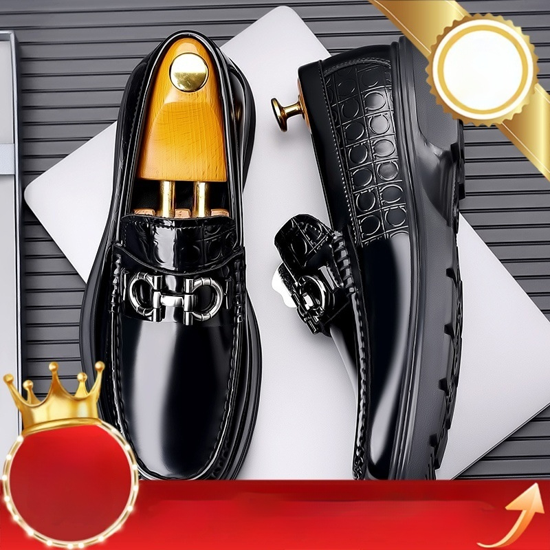 Men's Low-top Platform Retro Casual Shoes foto 5