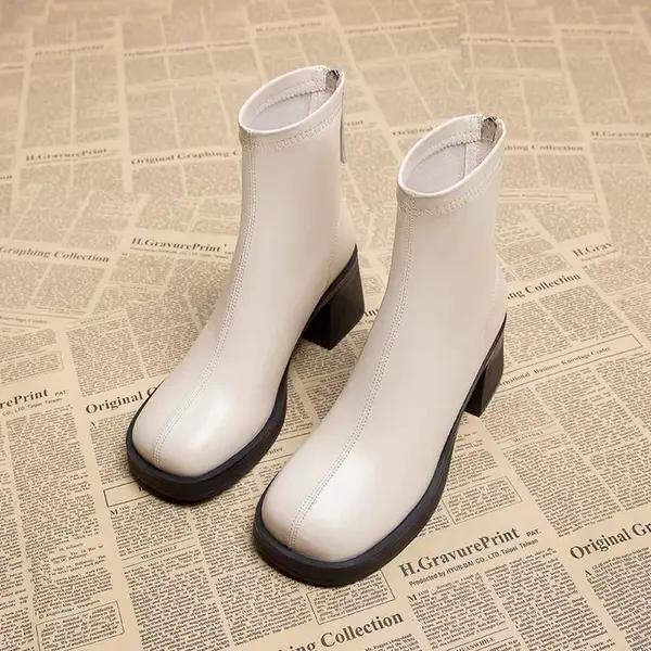 Womens Versatile Casual And Comfortable Ankle Boots foto 5