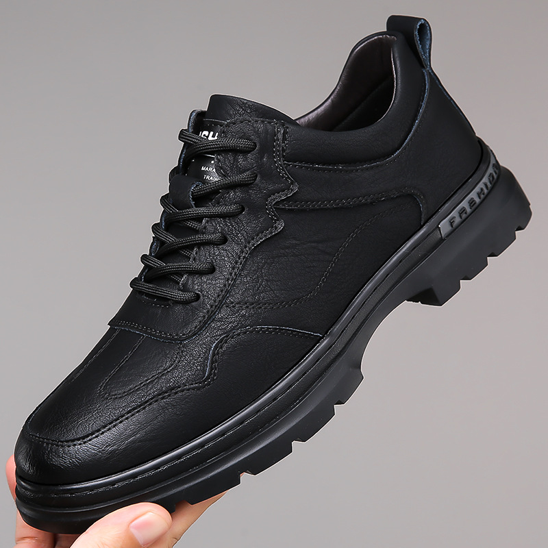 Men's Daily Casual Leather Shoes Outdoor Mountaineering foto 2