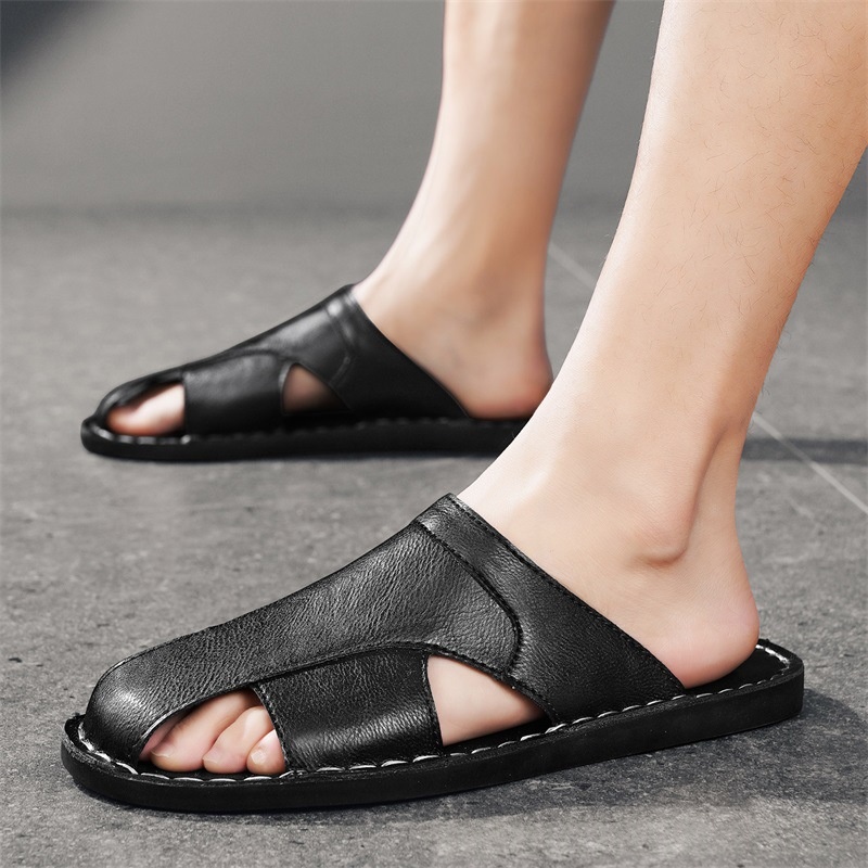 Hand-stitched Casual Mens Beach Sandals foto 5