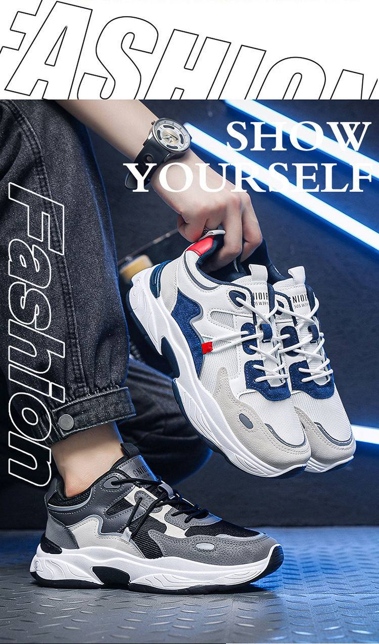 Men's Spring Breathable Type Mesh Sports Casual Shoes foto 5