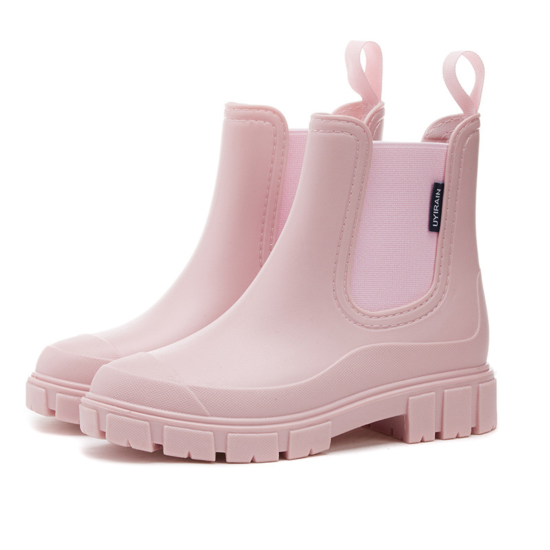 Stylish Mid Calf Womens Rain Bootsmartins foto 2