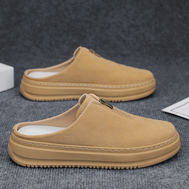 Men's Thick-Soled Elevating Casual Slip-On Slippers foto 2