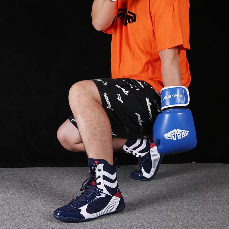 Boxing Shoe Men's Wrestling Shoes Fitness Indoor Fitness foto 3