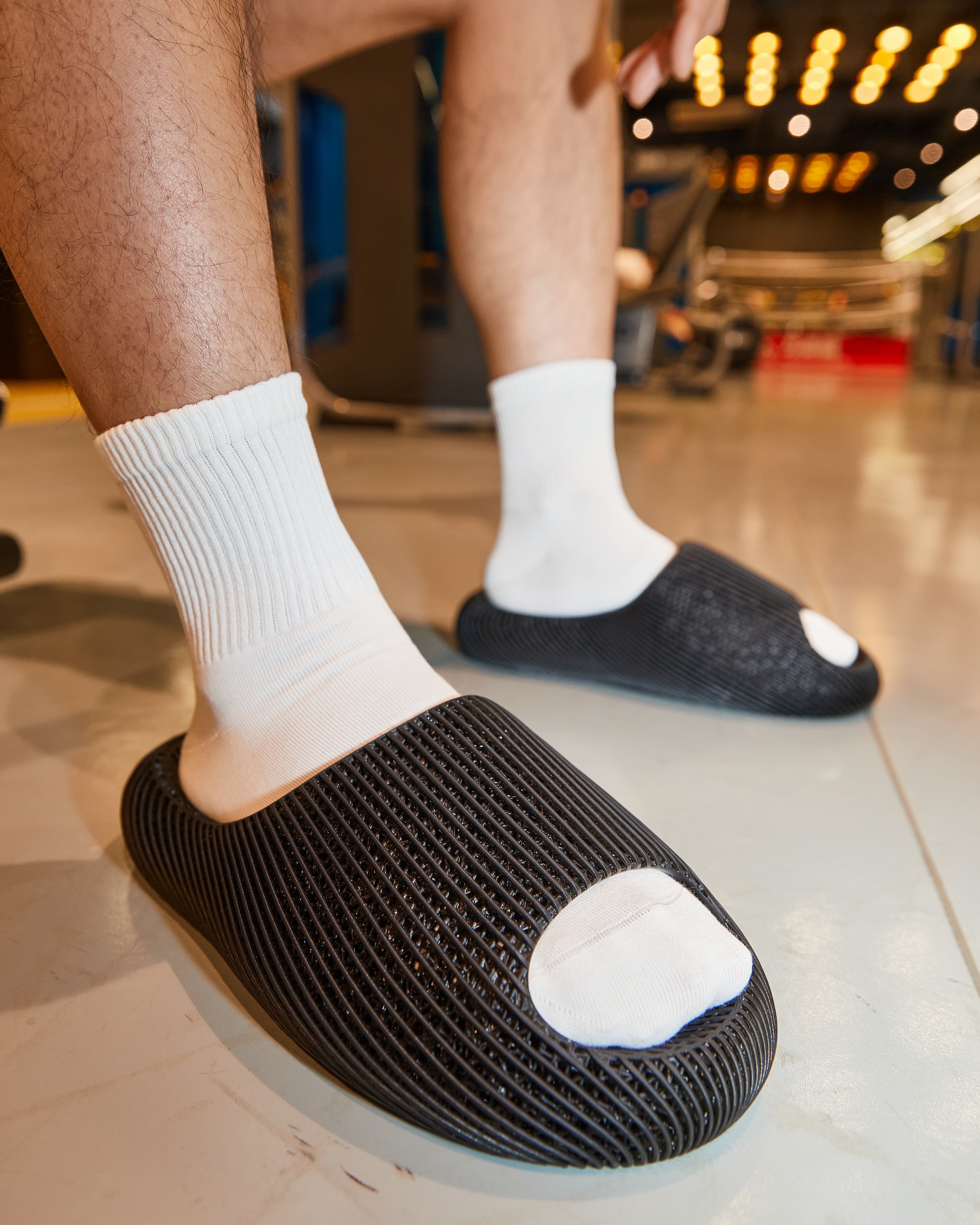 3D Printing Slippers Soft Breathable Waterproof Non-slip Slippers For Women Men Indoor And Outdoor Sports Shoes foto 3