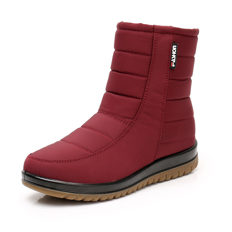 Warm Waterproof And Anti-slip Snow Boots foto 2
