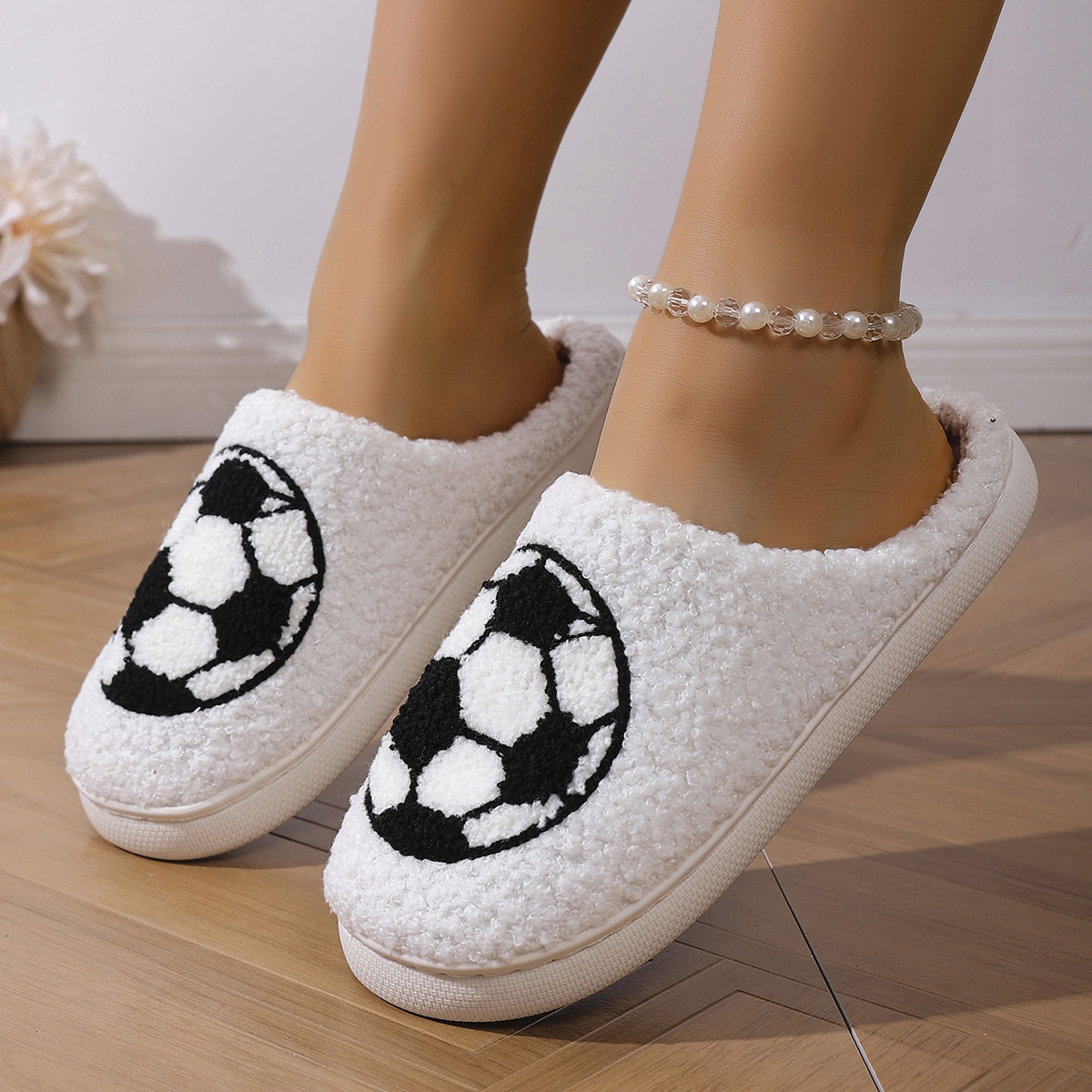 Interior Home Thermal Cotton Slippers foto 2