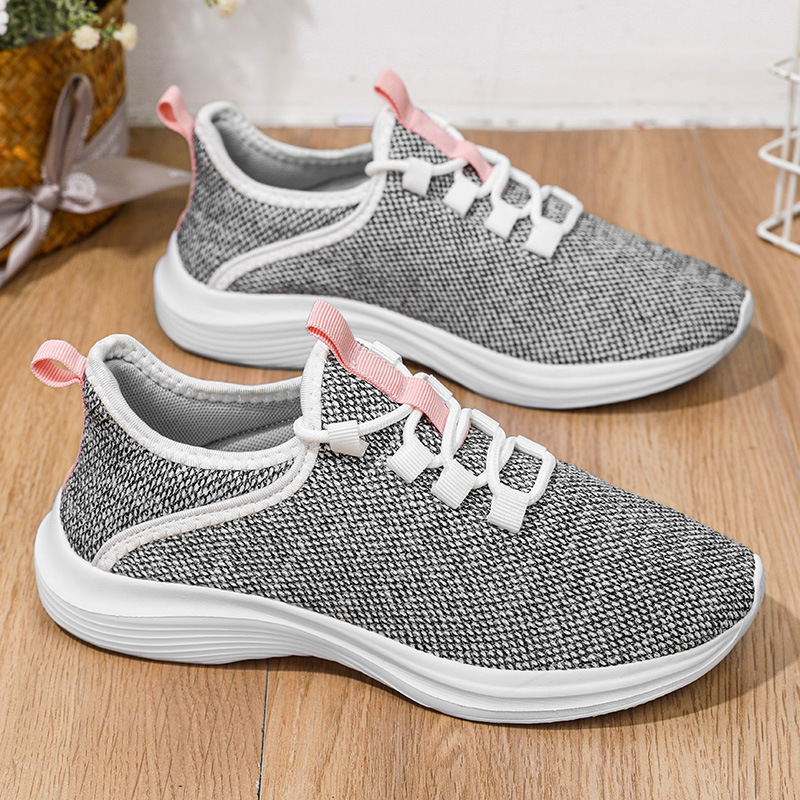 Summer Breathable Flyknit Surface Casual Fashion Sneaker foto 4
