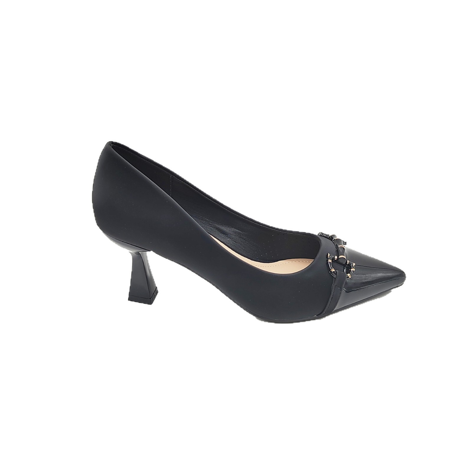 French-style Womens Exquisite Leather Belt-buckle Peep-toe Stiletto Pumps foto 5