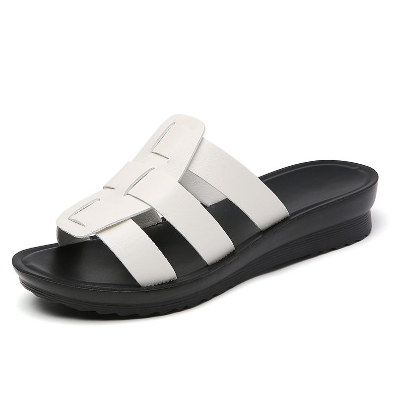 Large Size Flat Bottom Women's Slippers Fashionable Soft Bottom foto 4