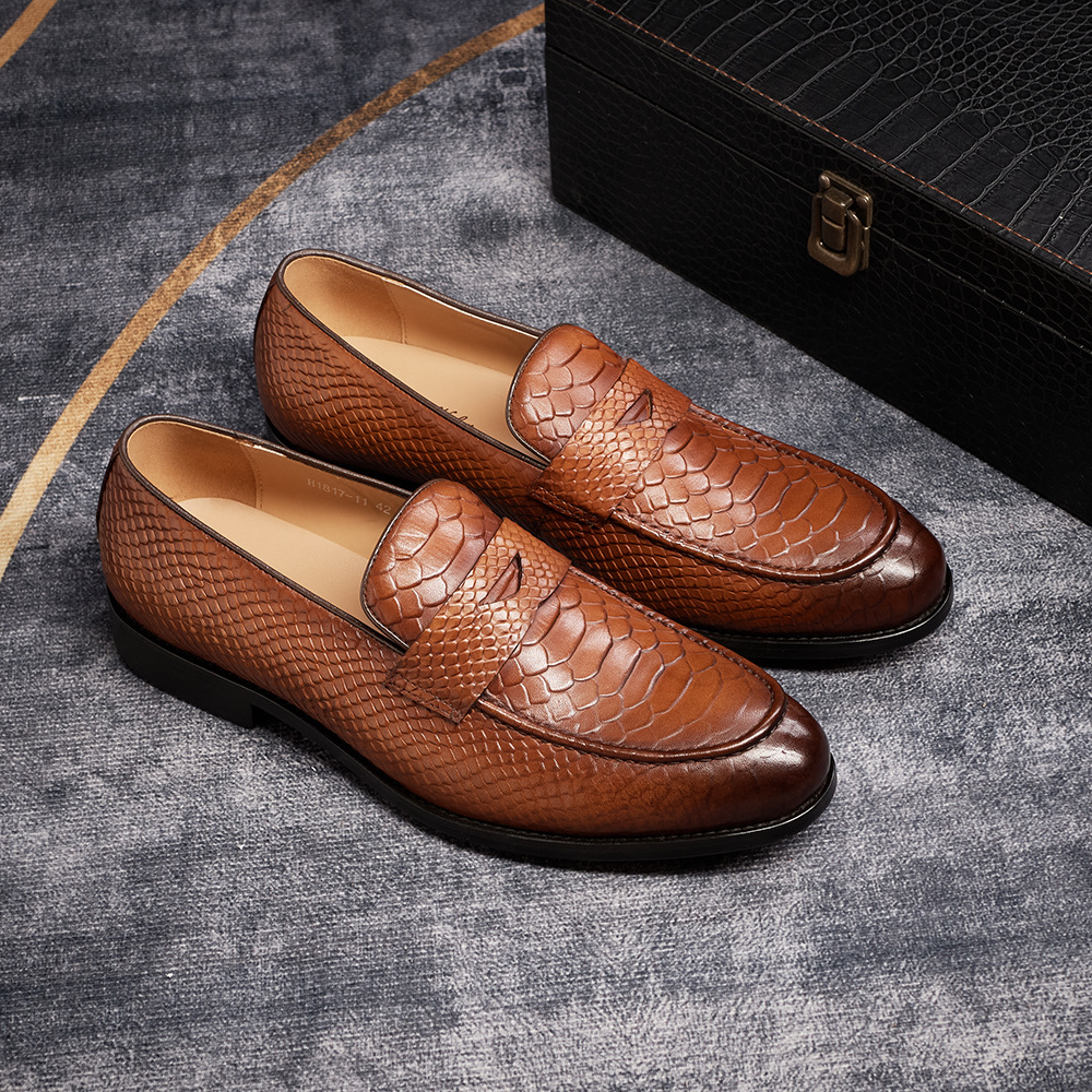 Mens Formal Wedding Dinner Shoes Business Dress Shoes foto 4