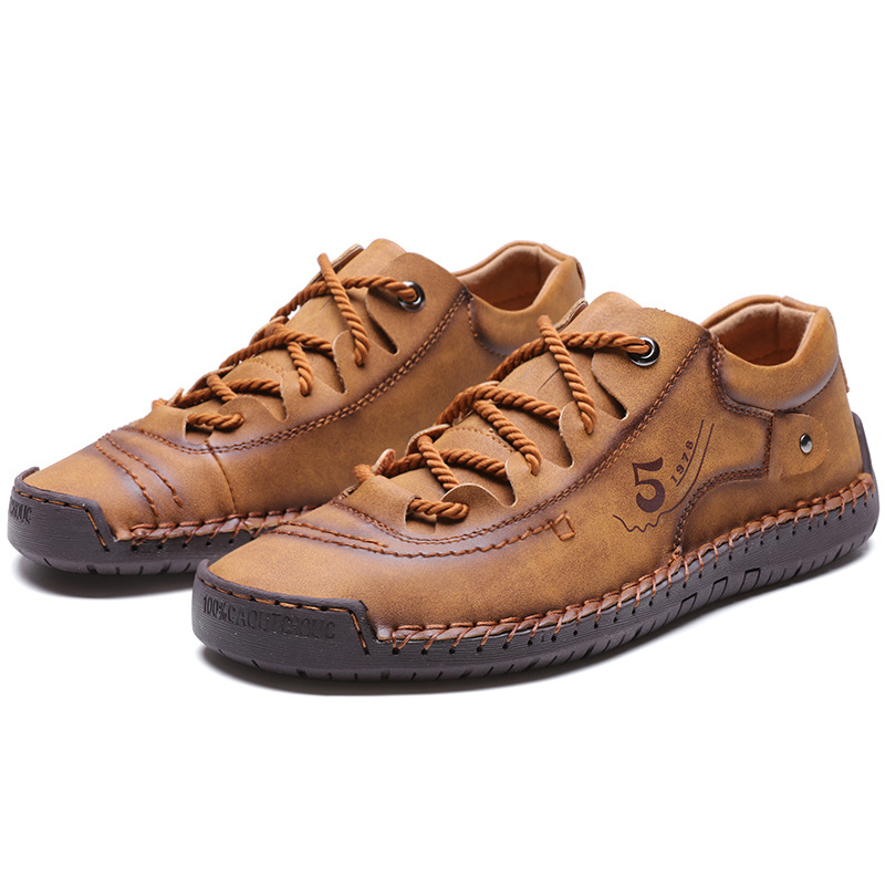 Men's Casual British Leather Shoes foto 4