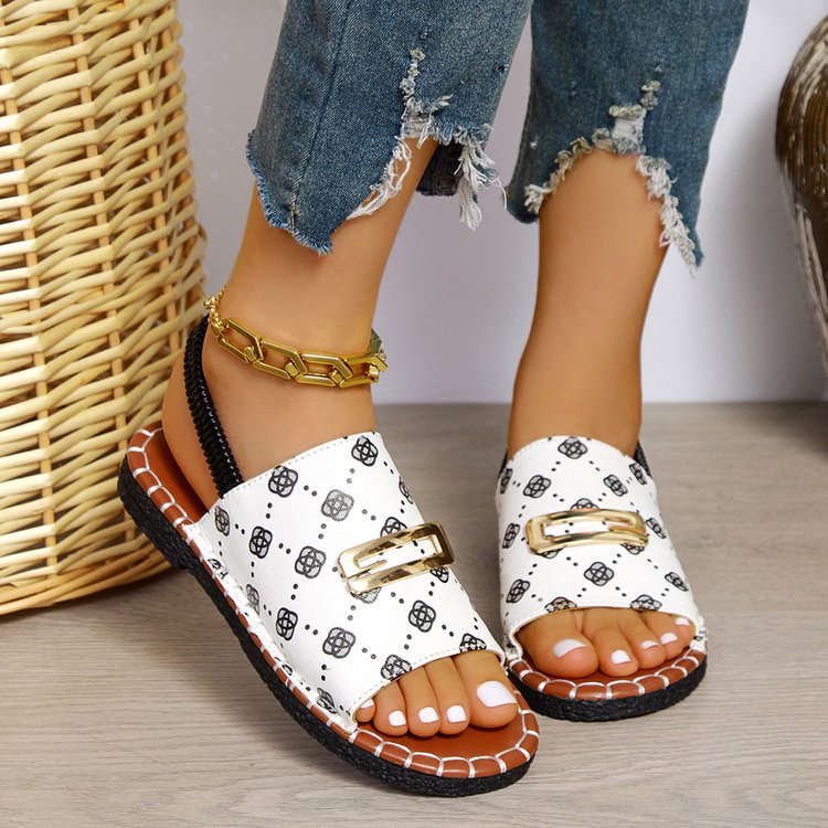 Plus Size With Round-toe Sandles Flat Bottom foto 5
