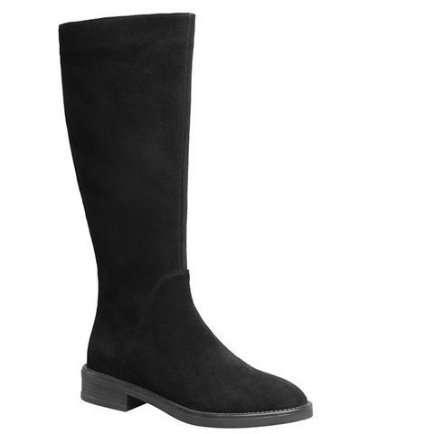 Women's Solid Color Fashion Frosted Long Martin Suede Boots foto 3
