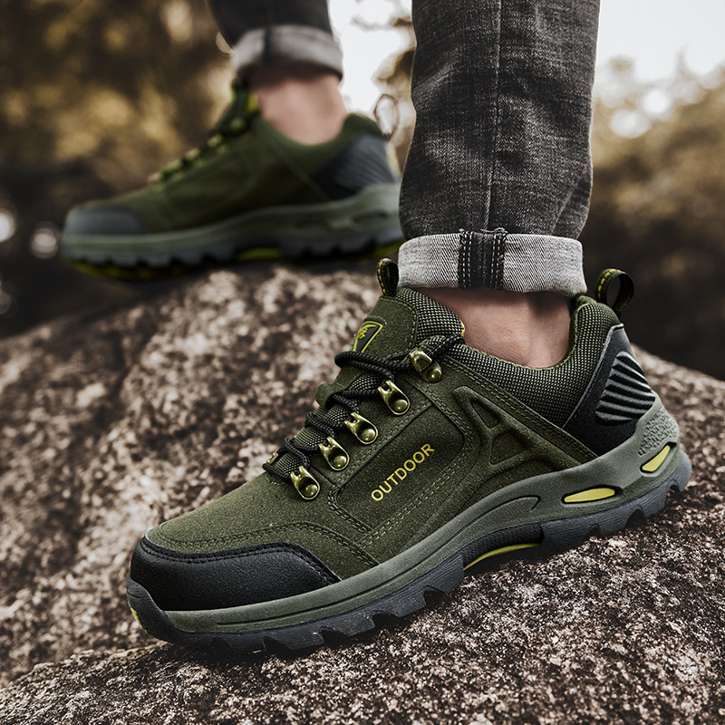 Autumn And Winter Plus Size Men's Outdoor Mountaineering Non-slip Leisure Sneaker foto 2