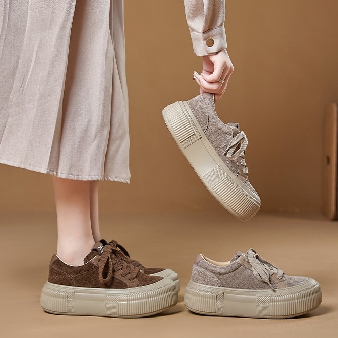 Not Tired Feet Casual Platform Women's Shoes Solid Color foto 4