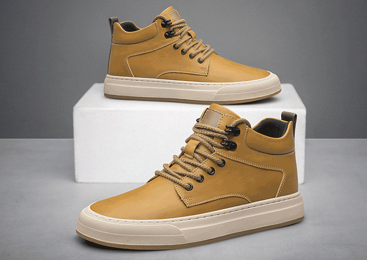 Men's Shoes British Fashion Casual Invisible Height-increasing Shoes foto 5
