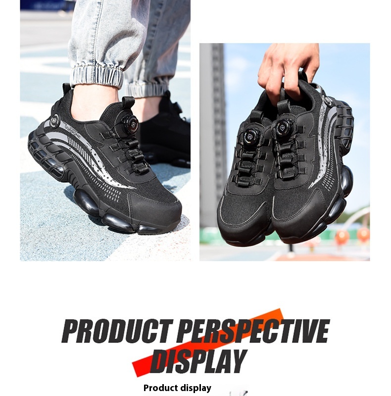 Anti Smashing And Anti Piercing Wear-resistant Labor Protection Shoes foto 3
