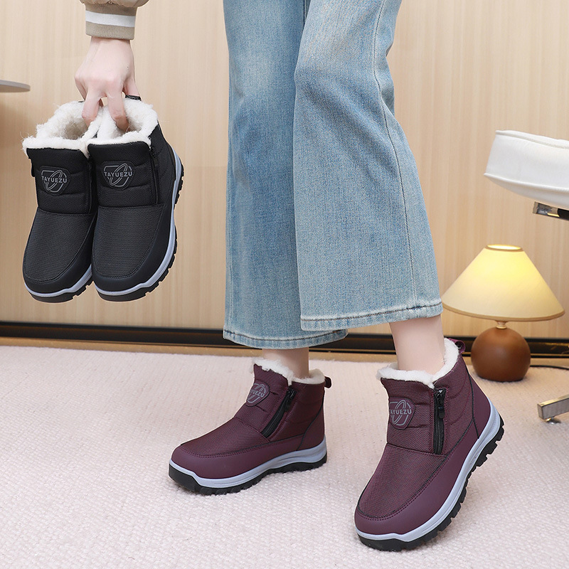 Fleece-lined Extra-thick Cold-resistant And Comfortable Side-zip Boots foto 4