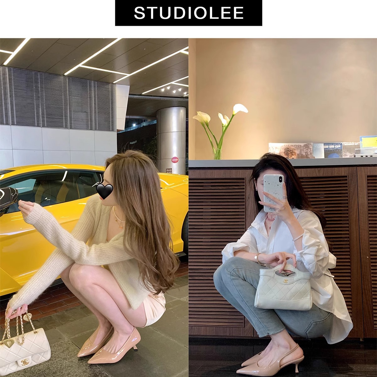Elegant Small Pointed-toe Low-cut High Heel Pumps Women's Spring foto 4