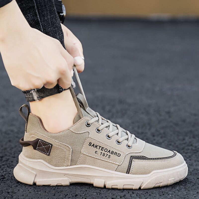 Trendy Retro Korean Type Men's Outdoor Shoes foto 3