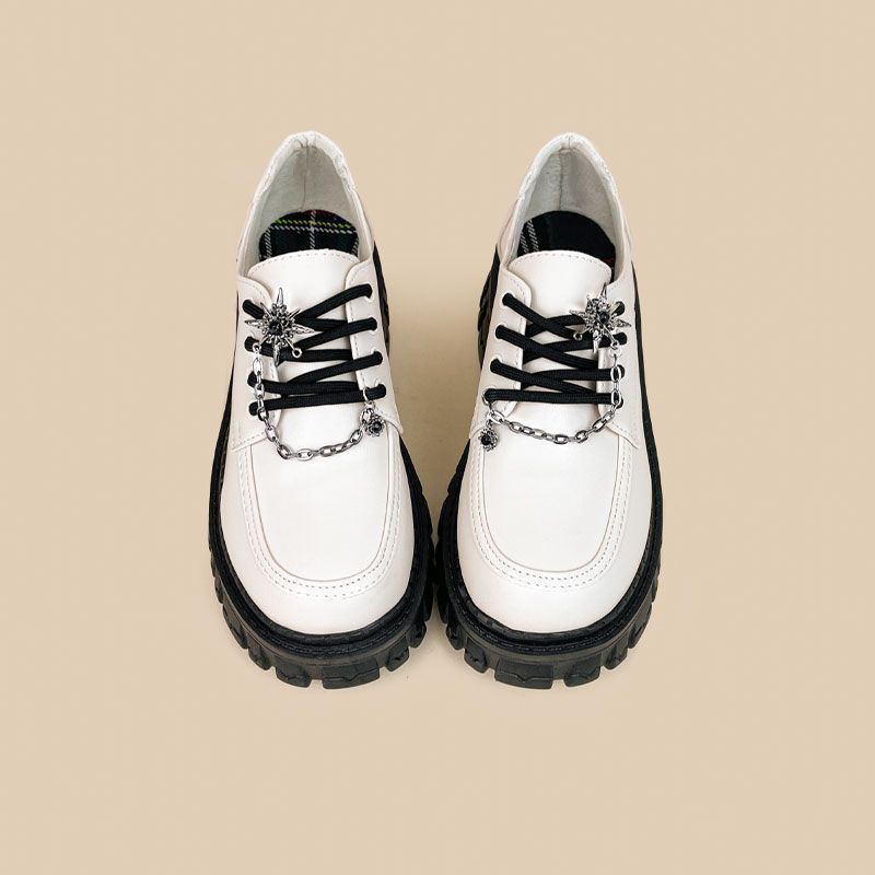 Fashion Personality Women's Jk Preppy Style Loafers foto 2