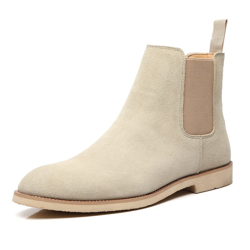 Men's Chelsea Boots AutumnWinter Suede High-Top foto 3