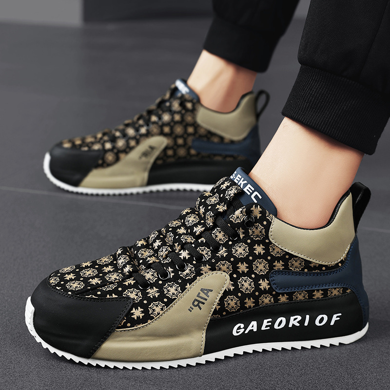 Bag Raise The Bottom Flower Cloth Casual Shoes Men foto 5