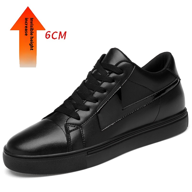 New Skateboard Cowhide Korean Style Height Increasing Insole Men's Shoes foto 4