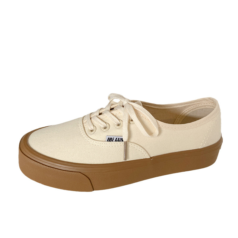 Flat-bottomed Retro Hong Kong-style Instagram-style Sneakers For Students foto 3
