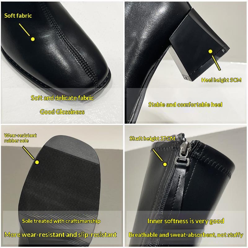 Versatile Slim High Boots For Women foto 3