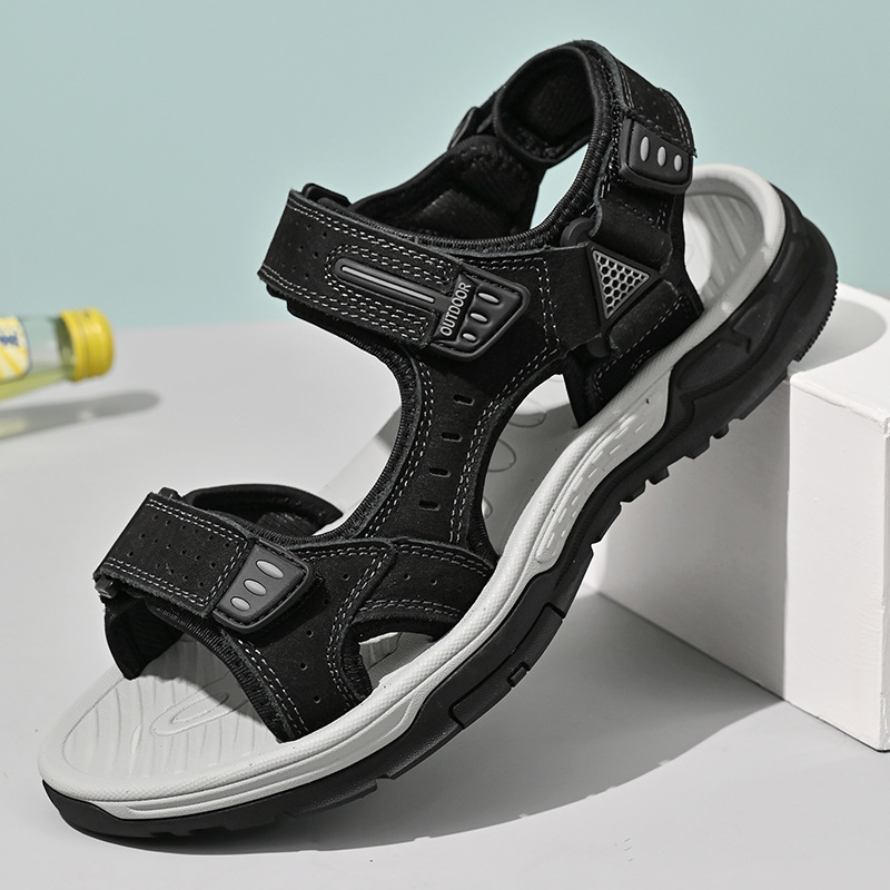 Top Layer Cowhide Lightweight Outdoor Beach Shoes foto 4