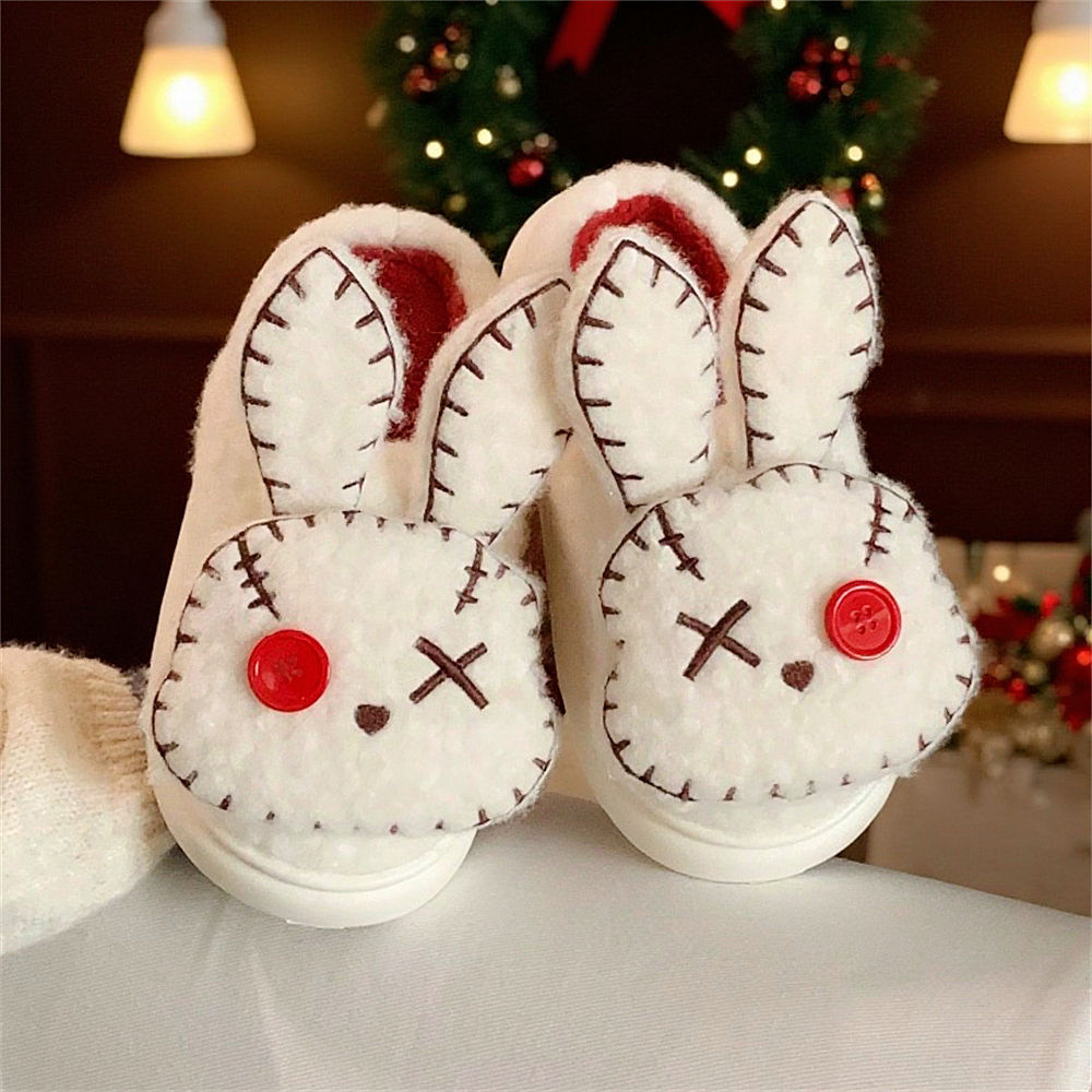 Women's Fashion Villain Rabbit Pirate Personality Cotton Slippers foto 5