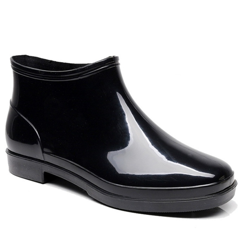 Men's Short Tube Plus Size Low-top Non-slip Rain Boots foto 3