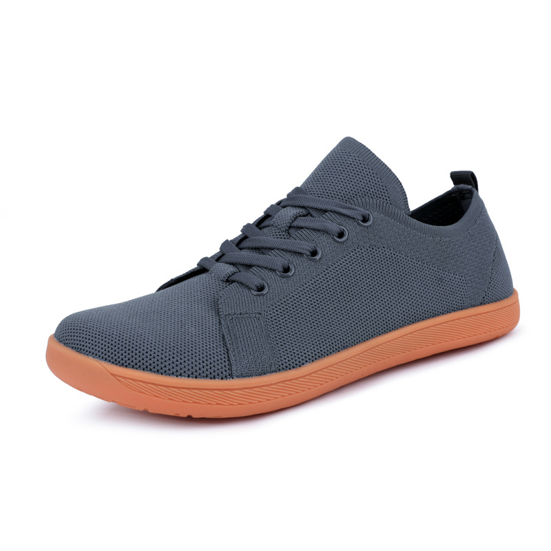 Plus Size Flying Woven Shoes Men's Wide Head Bare Feet Men's Breathable Non-slip foto 3