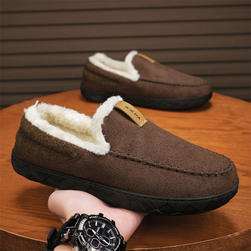 New Mens Slip-on Snow Boots With Fleece Lining For Extra Warmth In Winter foto 5