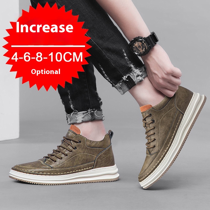 Invisible Height-increasing Shoes Men's Casual Sports Shoes foto 2