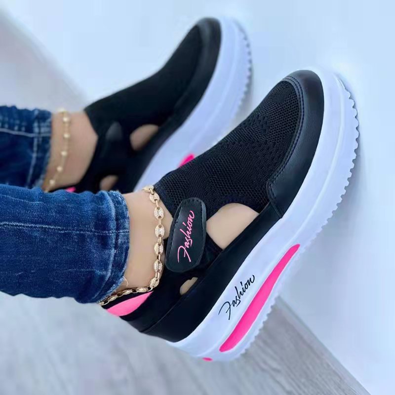 Velcro Closure Large Size Casual Women's Shoes foto 2