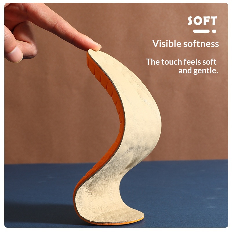 Leather Shoe Insoles Deodorizing Sweat-absorbing Breathable Odor-eliminating And Shock-absorbing For Sports foto 2