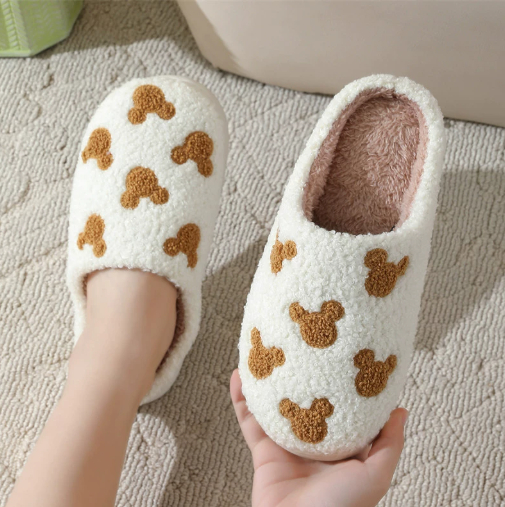 Cotton Slippers Women's Indoor Home Plush Warm Slippers foto 2