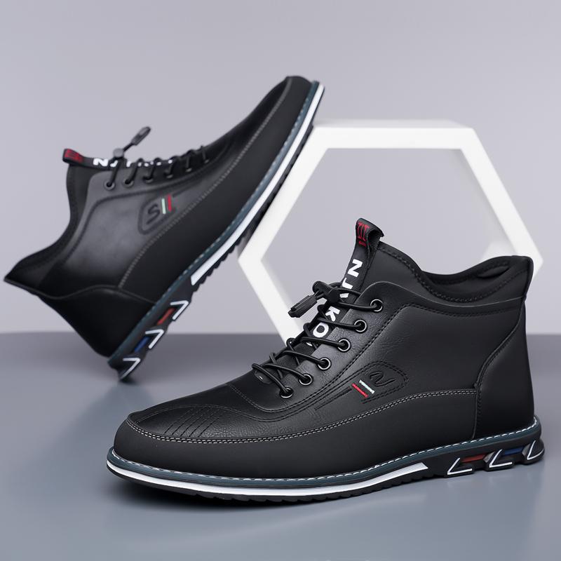 Men's Business Casual Leather Shoes Fathersdaygift Closed