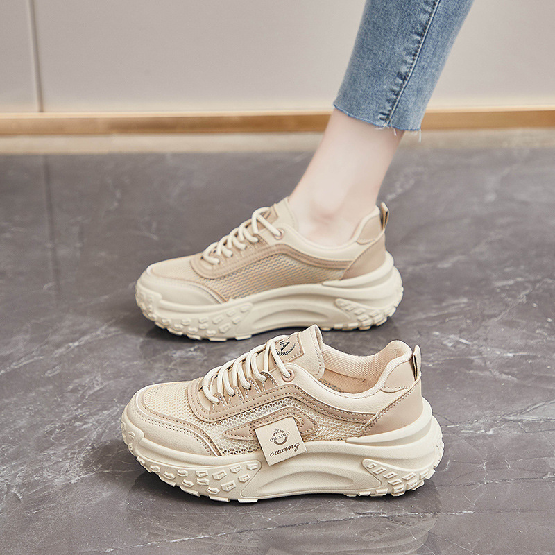 Womens Casual Soft-soled Breathable Mesh Sneakers foto 2