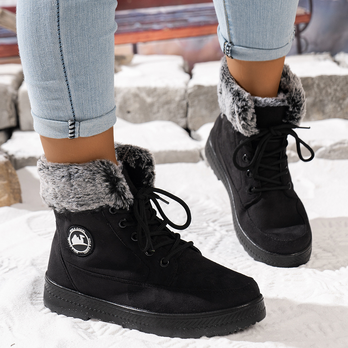 Cold-weather Insulated Tall Boots foto 5