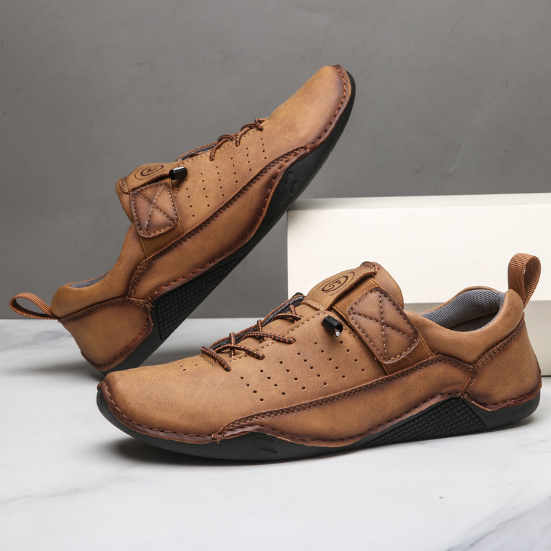 Retro Hand-stitched Men's Casual Shoes foto 4